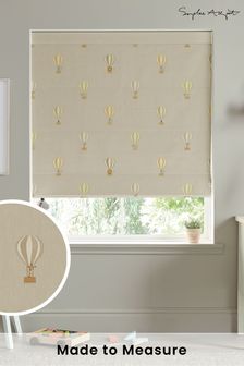 Sophie Allport Natural Bears and Balloons Made To Measure Roman Blind