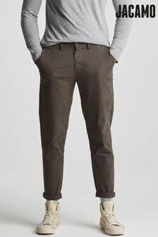 Jacamo Grey Tapered Fit Chinos