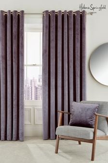 Helena Springfield Purple Escala Curtains