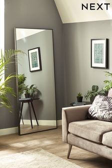 Charcoal Grey Wide Full Length Mirror (T40822) | £150