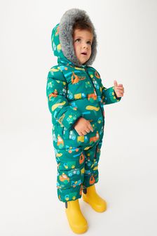 Green Helicopter Snowsuit (3mths-10yrs) (T40957) | £30 - £34