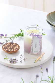 Pink Fresh Lavender Jar Candle