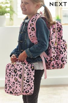 Pink Leopard Lunch Bag (T41285) | £12