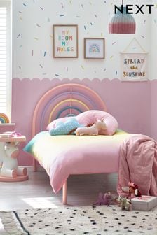 Rainbow Arch Metal Kids Bed Frame (T42362) | £299