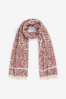 Animal Abstract Print Light Weight Scarf