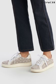 Coach Lowline Jacquard Print Trainers