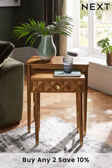Dark Lloyd Mango Storage Wood Storage Nest of Tables (T45949) | £275