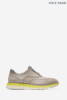 Cole Haan Grey Originalgrand Ultra Wing Oxford Shoes