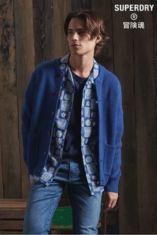 Superdry Blue Dry Limited Edition Cardigan