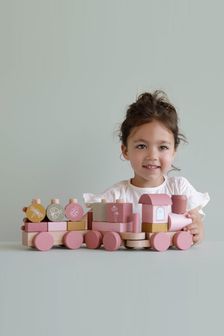 Little Dutch Pink Stacking Train Toy