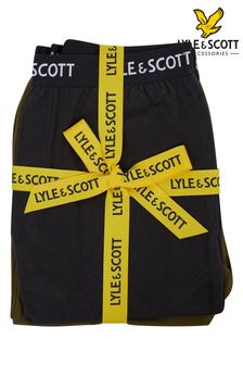 Lyle & Scott Black Adam Loungewear Shorts 2 Pack