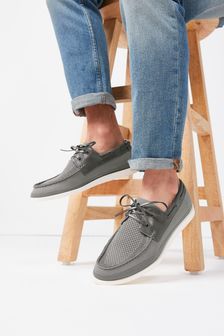 mens grey suede shoes