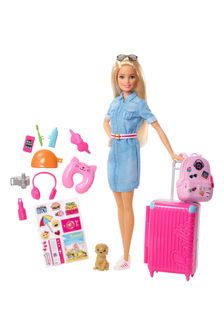 Barbie Multi Travel Doll And Accessories