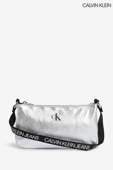 Calvin Klein Silver Shoulder Bag