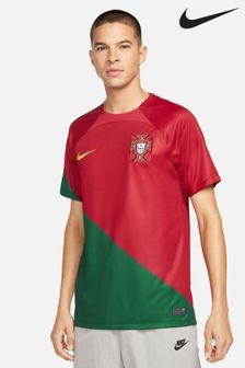 Nike Red Blank Portugal Stadium Home Football Shirt (T49875) | £75