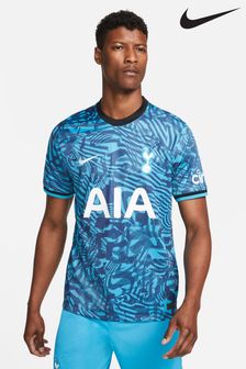 Nike Turquoise Blue Blank Tottenham Hotspur 22/23 Third Stadium Football Shirt (T49888) | £75