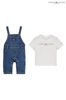 Tommy Hilfiger Baby T-Shirt &  Dungarees Set