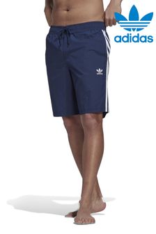 adidas Originals Blue 3-Stripes Swim Shorts (T51154) | £38