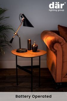 Dar Lighting Silver Serge Task Table Lamp (T51548) | £75