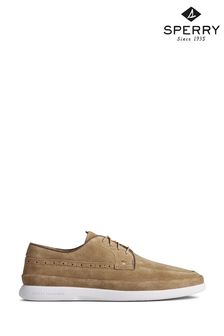 Sperry Brown Gold Cabo Plushwave Lace Shoes