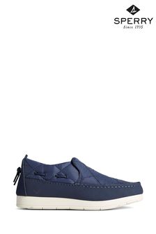 Sperry Blue Moc-Sider Nylon Slip On Shoes