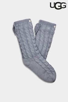 UGG Laila Grey Fleece Lined Socks