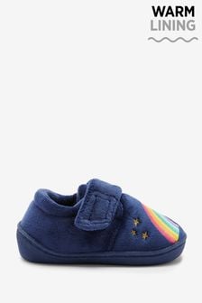 Navy Blue Rainbow JuzsportsShops Cupsole Slippers (T53741) | £12 - £14