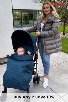 My Babiie Navy Dani Dyer Leopard MB51 Lightweight Stroller (T53950) | £170