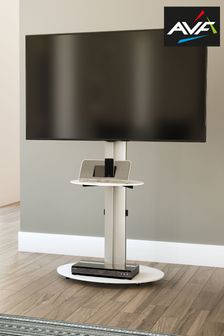 AVF Silver Eno Combi 600 With AV Shelf TV Stand