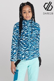 Dare 2B Blue Kids' Gambol Hooded Full Zip Fleece