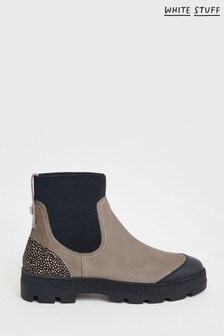 White Stuff Grey Ivy Chunky Chelsea Boots