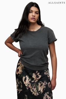 AllSaints Black Anna T-Shirt (T57141) | £45