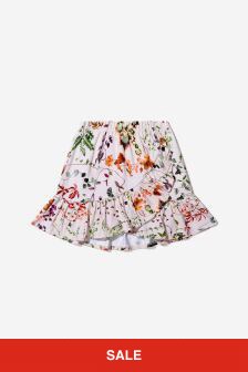 Molo Girls Organic Cotton Herbarium Skirt in Multicoloured