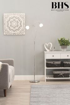 BHS Silver Soni Floor Lamp