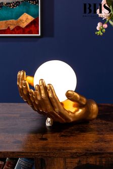 BHS Bronze Max Handholding Ball Wall Light