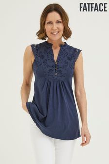 FatFace Jessica Embroidered Tunic Top (T60279) | £46