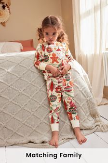 Little Pajamas 100% Cotton Soft Pjs Christmas Clothes Girls Long Sleeve Unicorn Pajamas Sets 