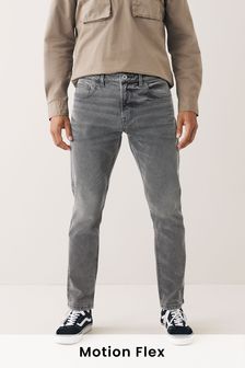 Grey Skinny Fit Motion Flex Stretch Jeans (T61598) | £40