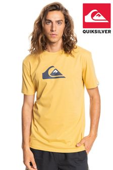 Quiksilver Mens Yellow T-Shirt