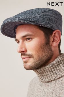 by golfino Flat Cap white-light grey themed print casual look g Accessories Caps Flat Caps 