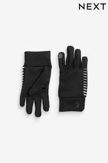 Black Stripe Sporty Gloves (3-16yrs) (T63760) | £9 - £12