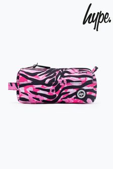 Hype. Pink Zebra Animal Pencil Case (T64960) | £10