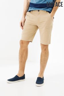 FatFace Natural Cowes Utility Shorts