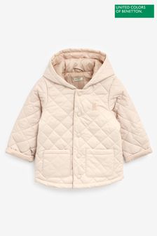 Benetton Pink Quilted Coat