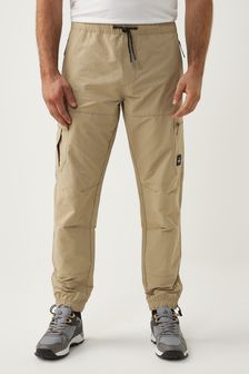 Buy Men's Natural Cargo Trousers Online | Next UK