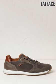 FatFace Leather Grey Trainers