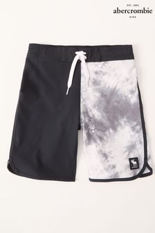 Abercrombie & Fitch Grey Tie Dye Swim Shorts