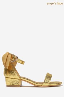 Angels Face Girls Elice Glitter Shoes in Gold