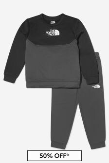 The North Face Kids Surgent Logo Tracksuit in Grey