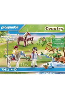 Playmobil UK Multi 70512 Country Pony Farm Adventure Pony Ride